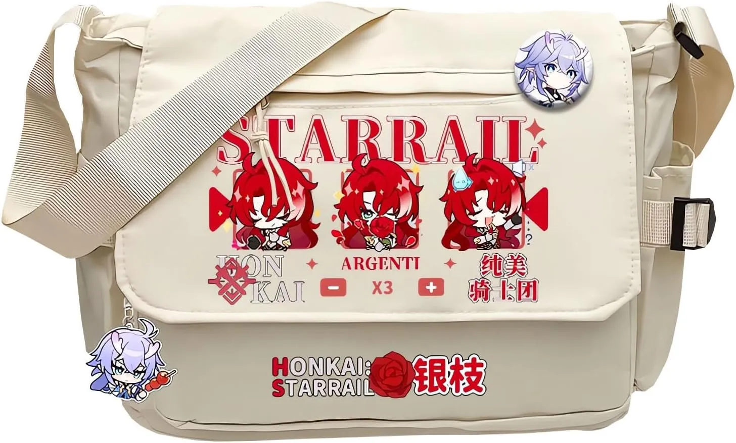 Honkai Star Rail Handbag Topaz Crossbody Bag Cute Single Shoulder Bag Adult 3D Print Anime Backpack Bag