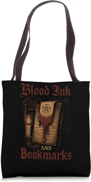 Horror Book Club Creepy Reader Gothic Fiction Thriller Fan Tote Bag