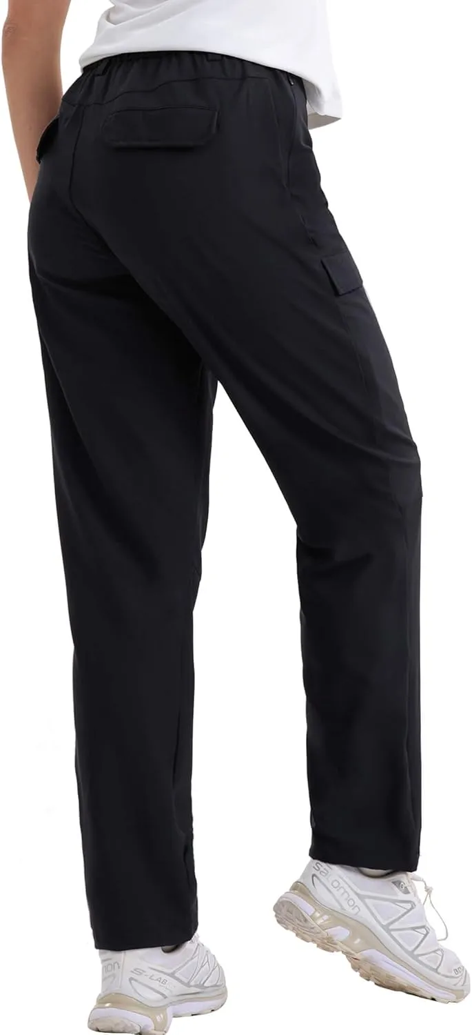 HOTSUIT Water Resistant Quick Dry Lightweight Elastic Waist Women's Hiking Pants
