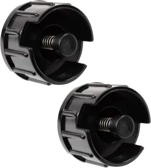 HQRP 2 pcs Bottle Cap Compatible with Essick Air AirCare Bemis H12 Series H12 300HB, H12 400HB, H12 600, H10 400, H12 001, H12 300, H12 400, H10400, H12001, H12300, H12400, H12600 Console Humidifiers