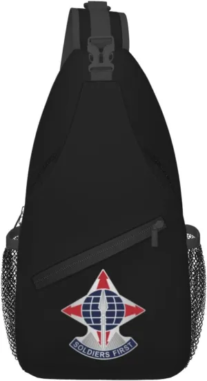 Hrc Distinctive Unit Insignia Crossbody Bags For Women Men Chest Backpack Gym Shoulder Bag Travel Outdoor Sports Casual Crossbody Bags