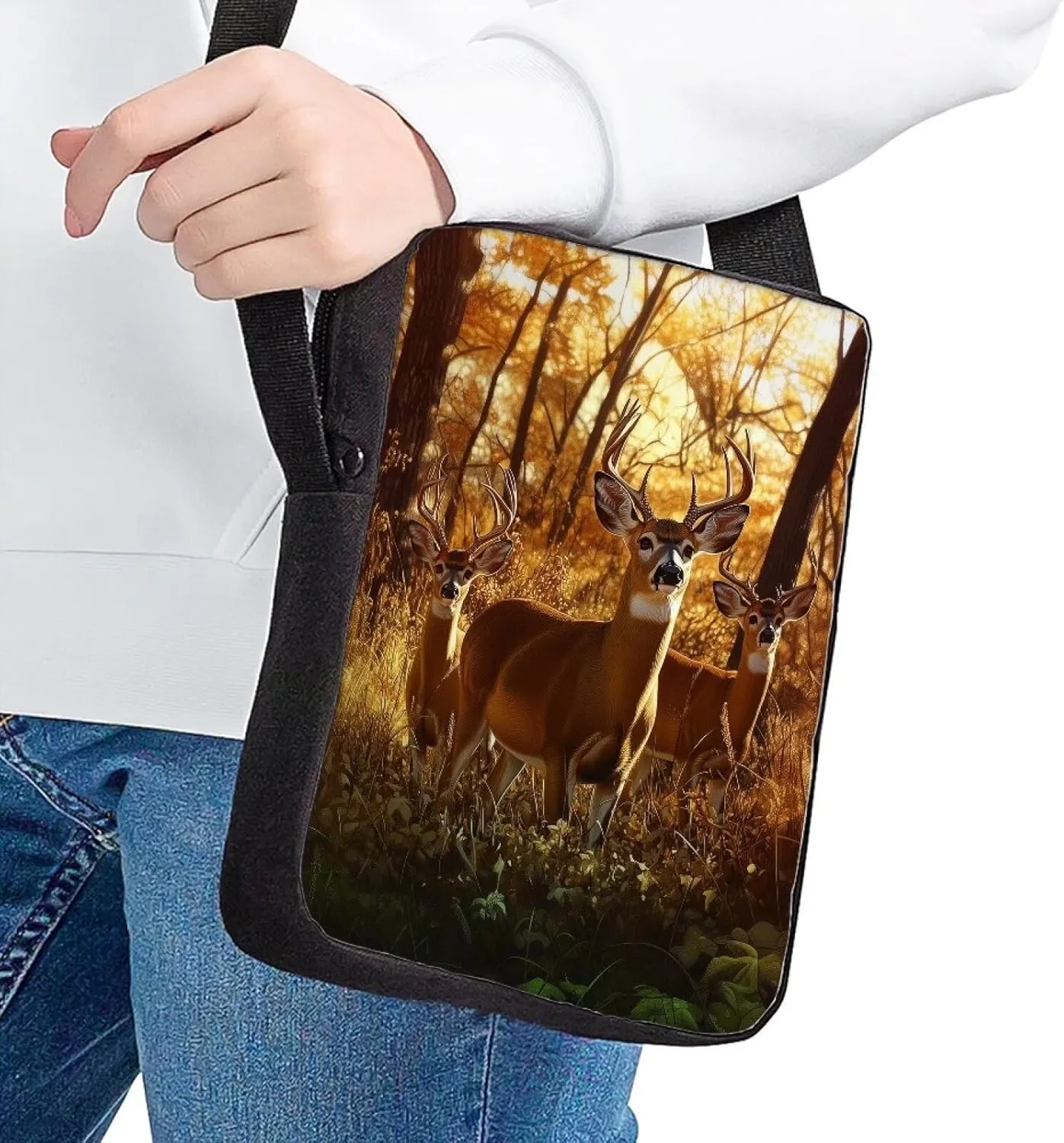 HUGS IDEA Animals Face Small Crossbody Bags Shoulder Handbag