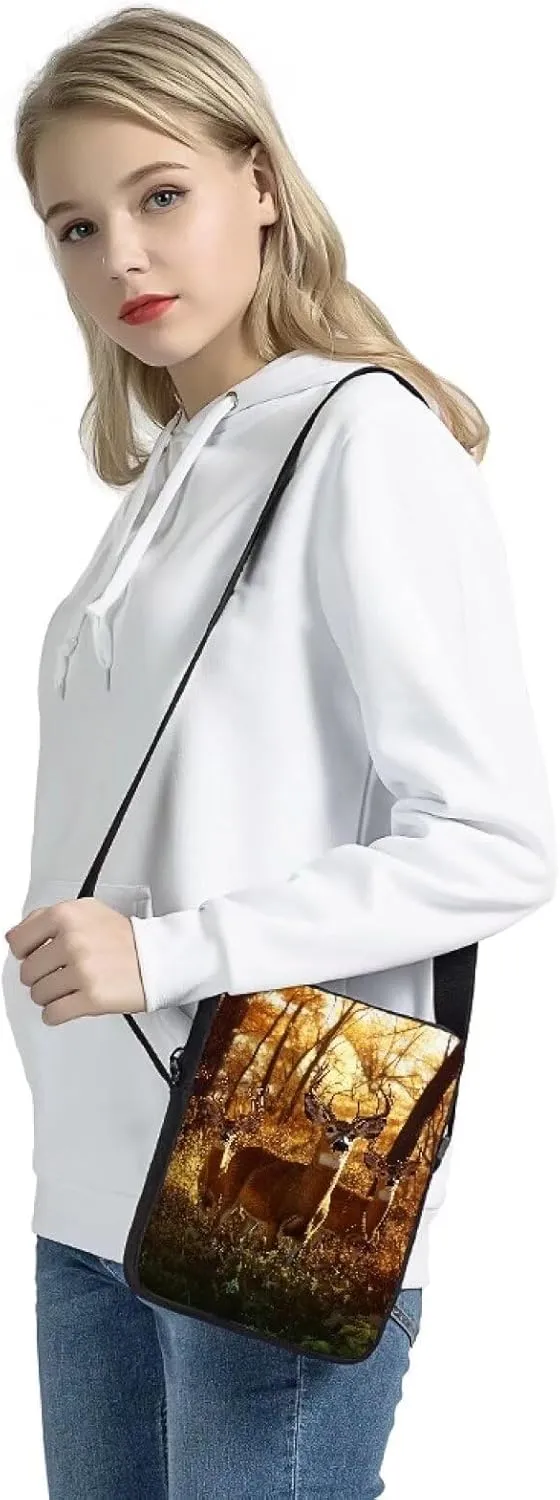 HUGS IDEA Animals Face Small Crossbody Bags Shoulder Handbag