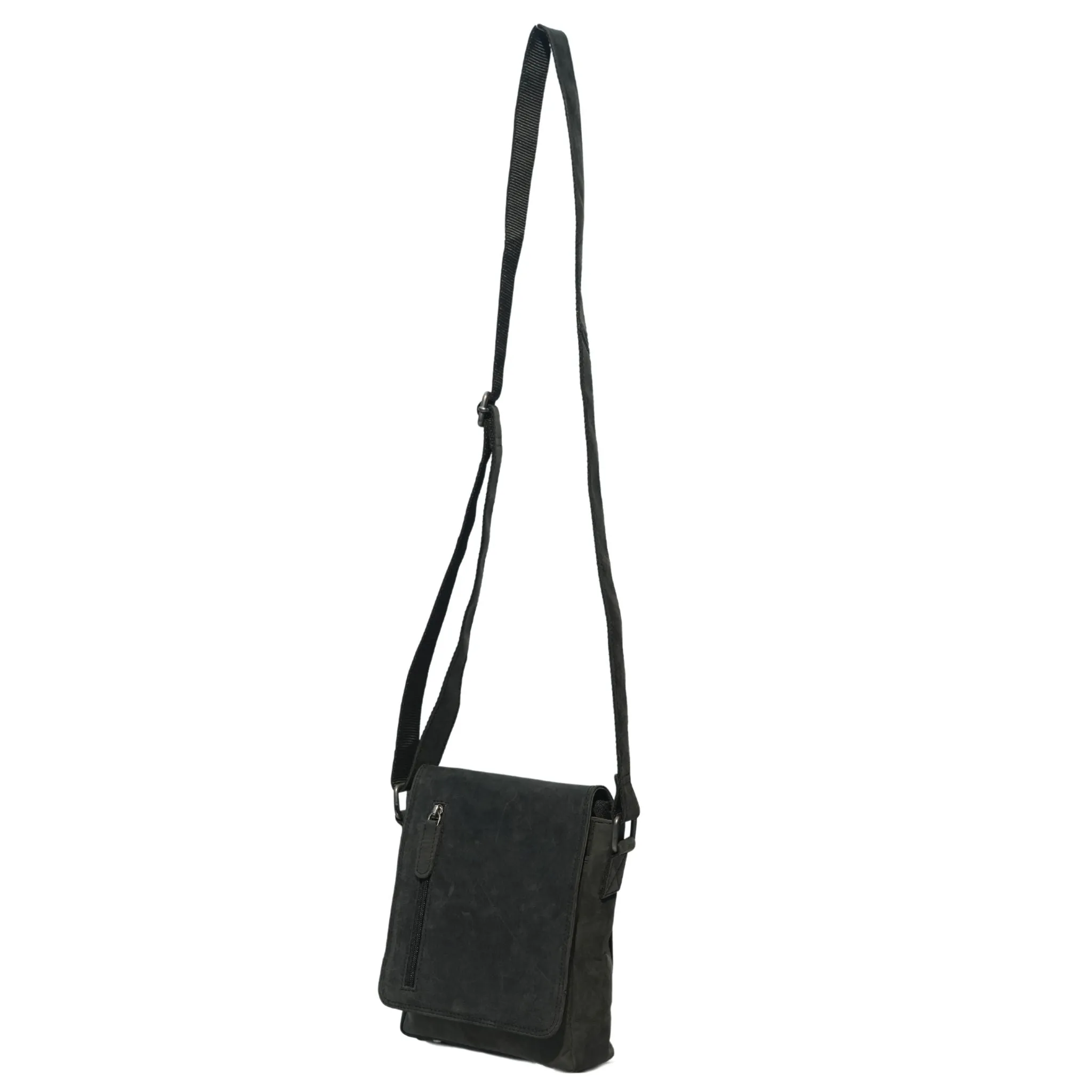 Hunter Leather Crossbody Bag - HF109