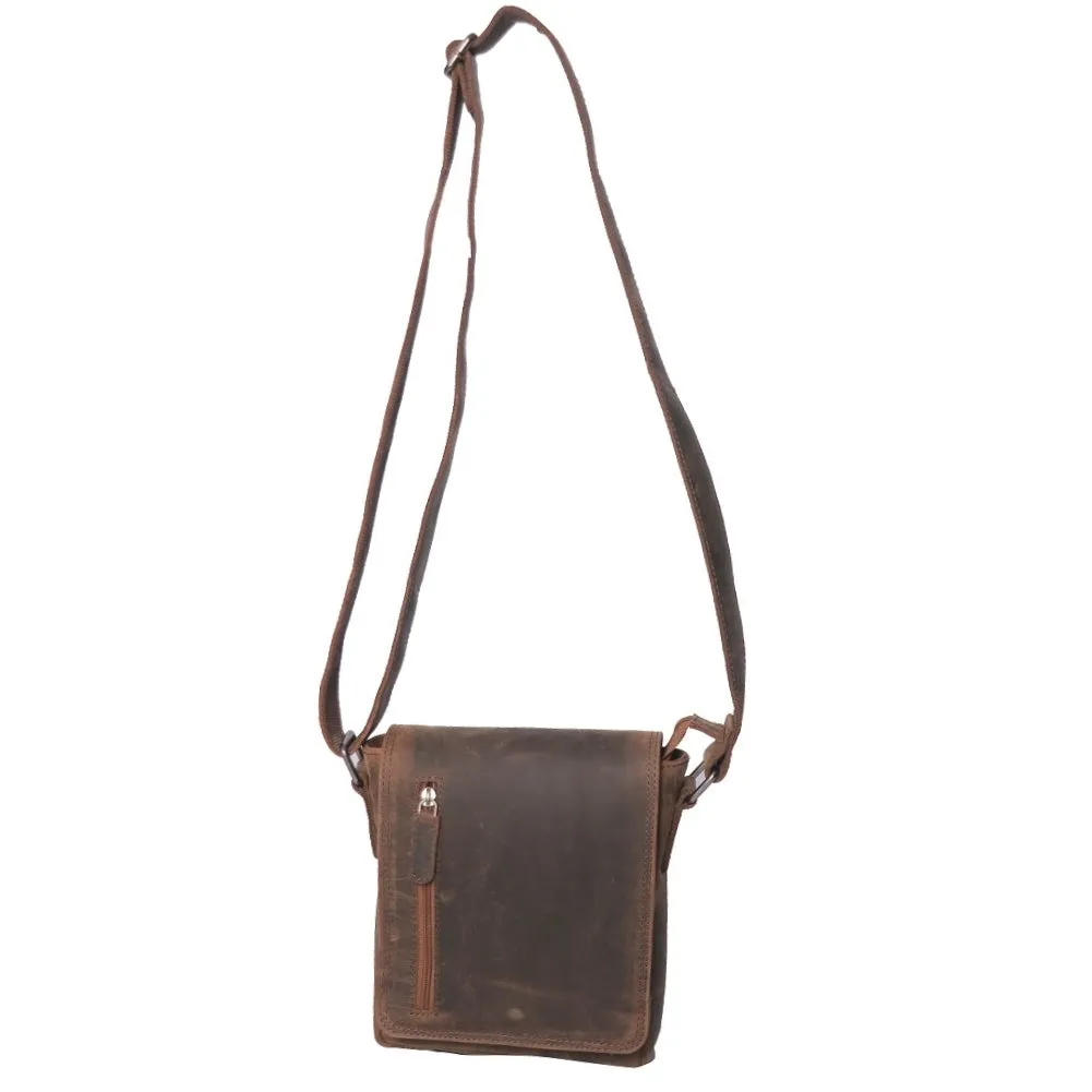 Hunter Leather Crossbody Bag - HF109
