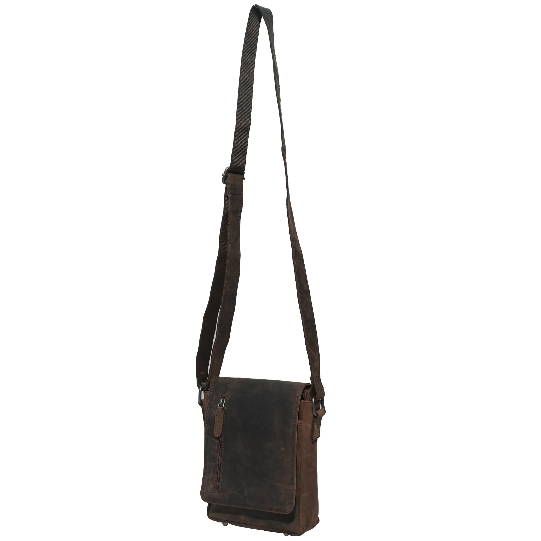 Hunter Leather Crossbody Bag - HF109