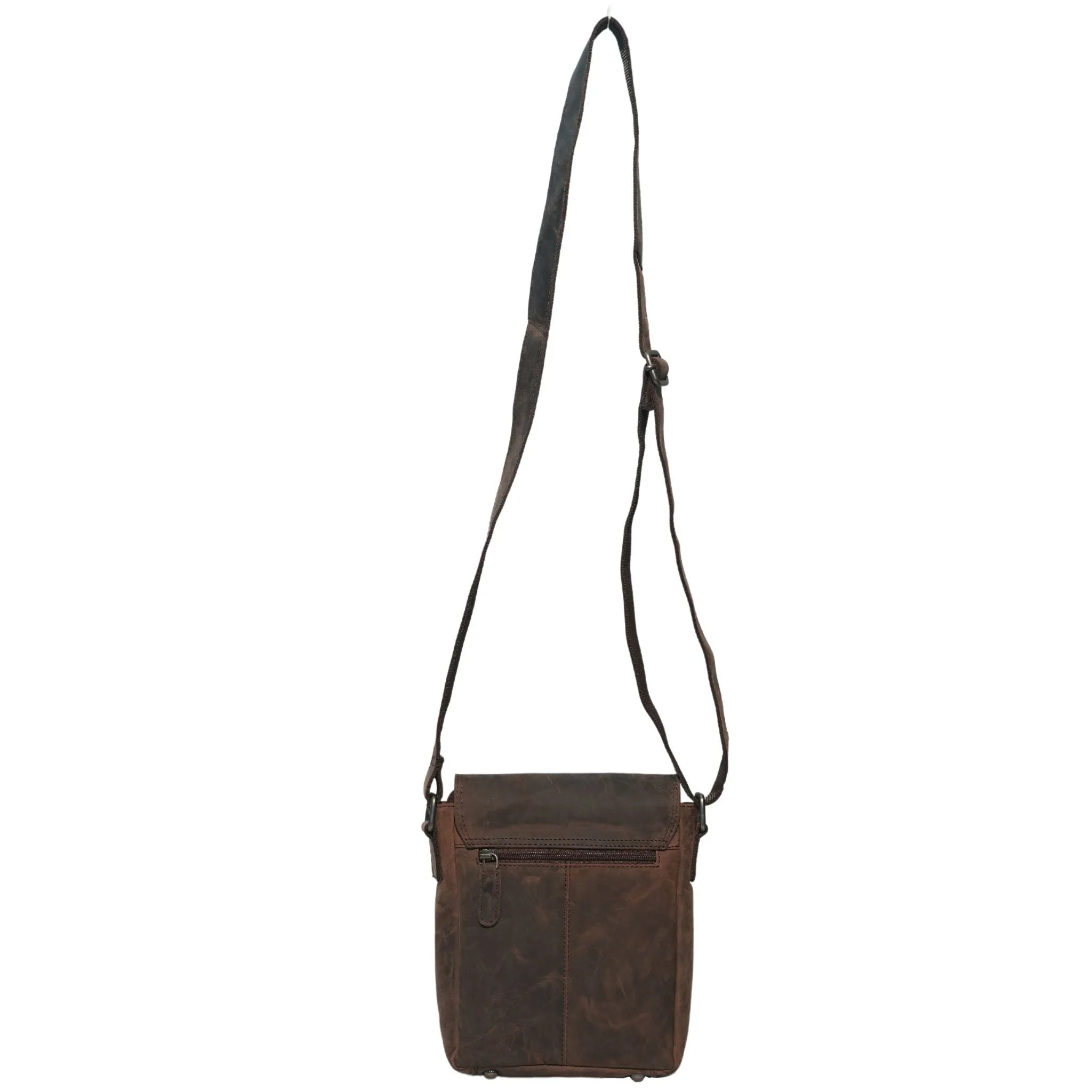 Hunter Leather Crossbody Bag - HF109