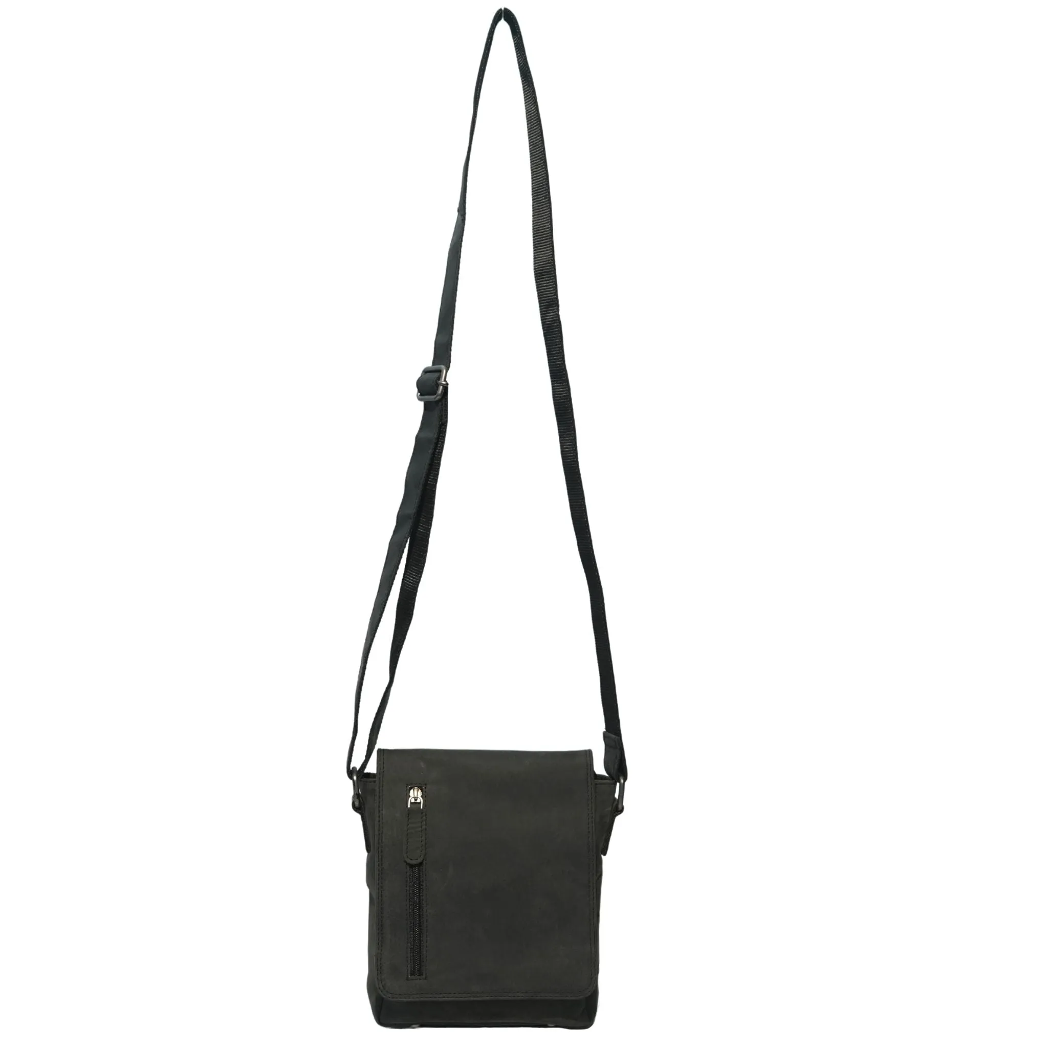 Hunter Leather Crossbody Bag - HF109