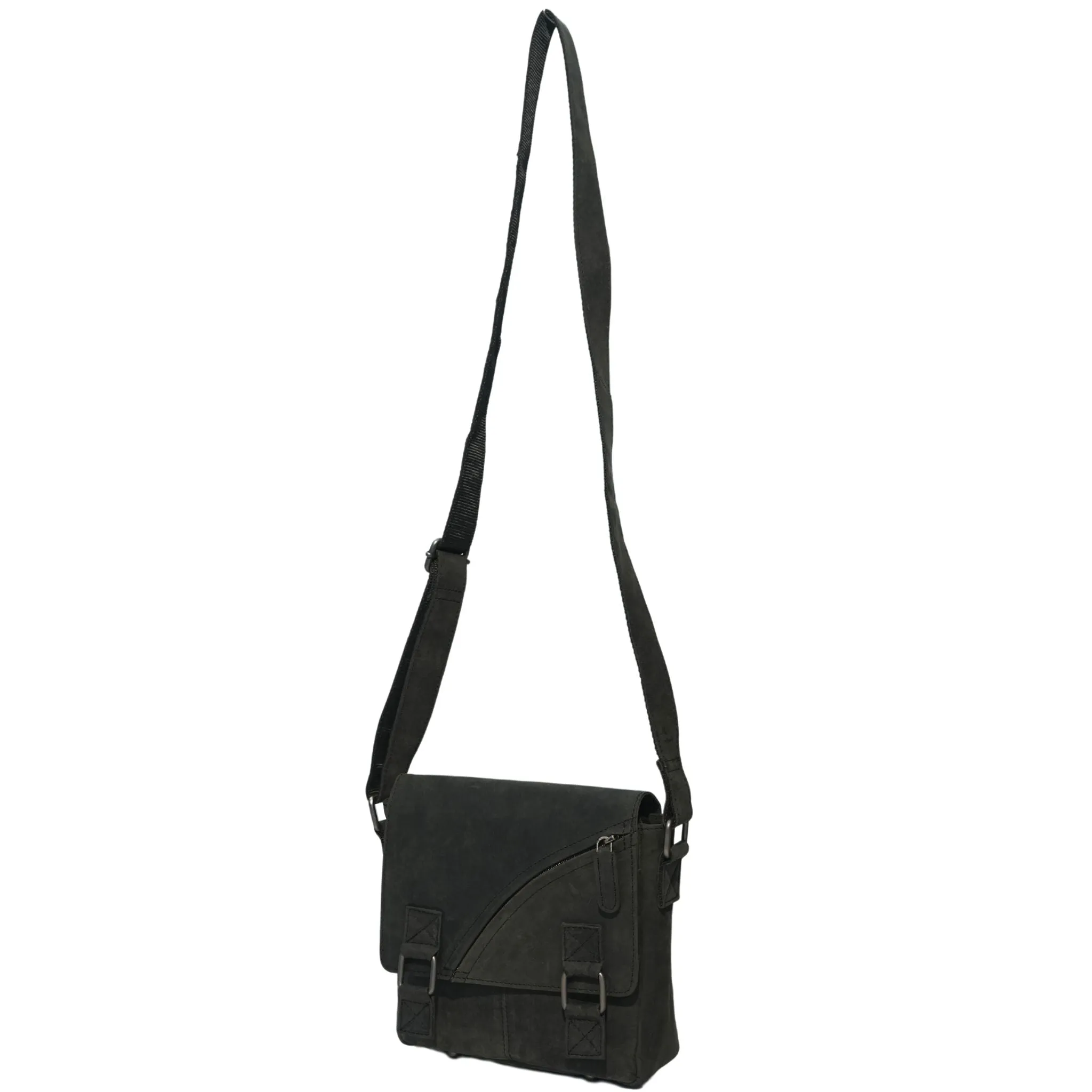 Hunter Leather Crossbody Bag - HF147