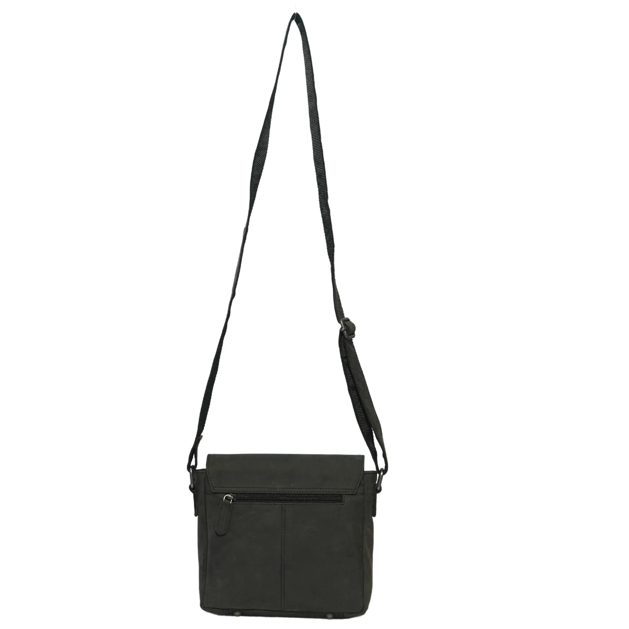 Hunter Leather Crossbody Bag - HF147