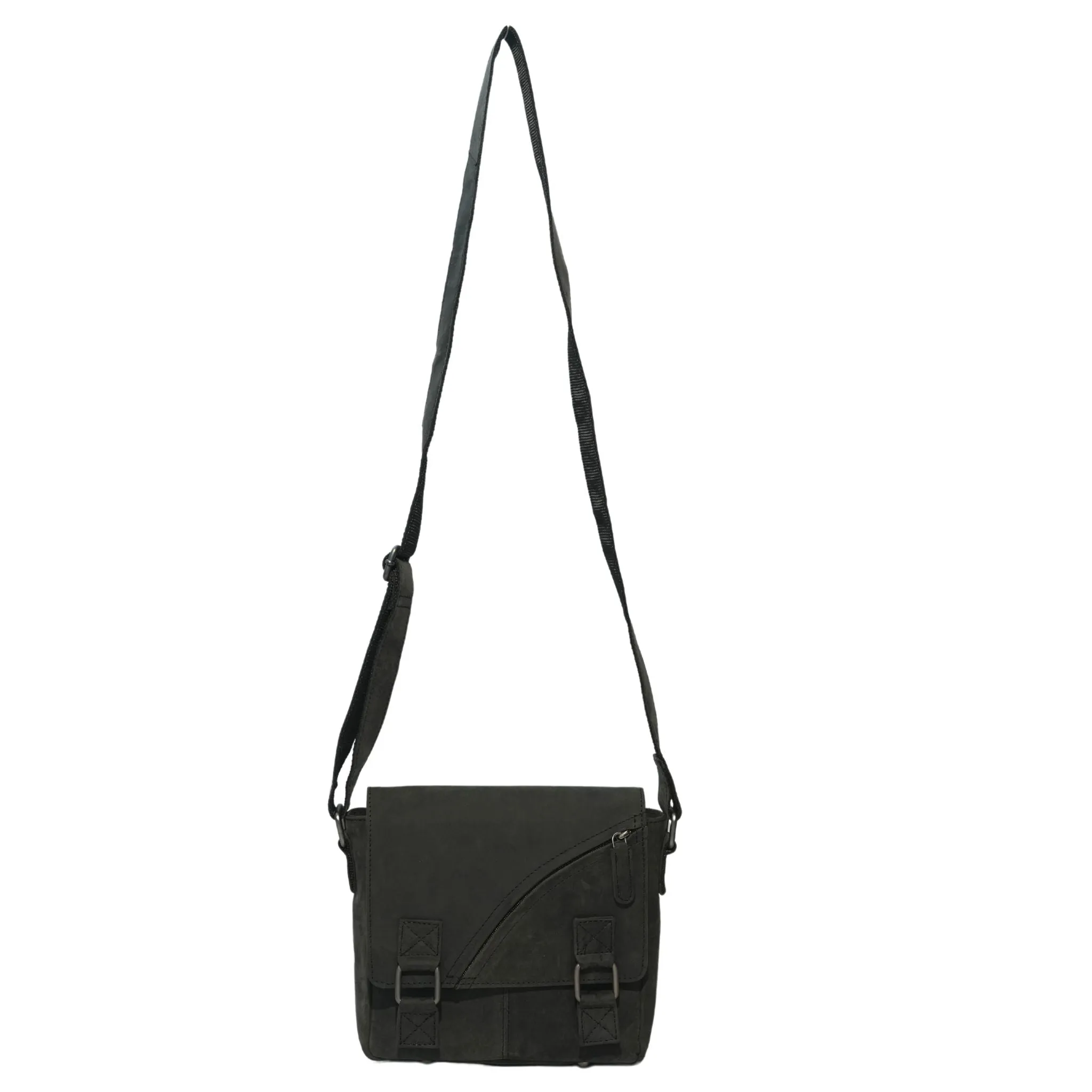 Hunter Leather Crossbody Bag - HF147