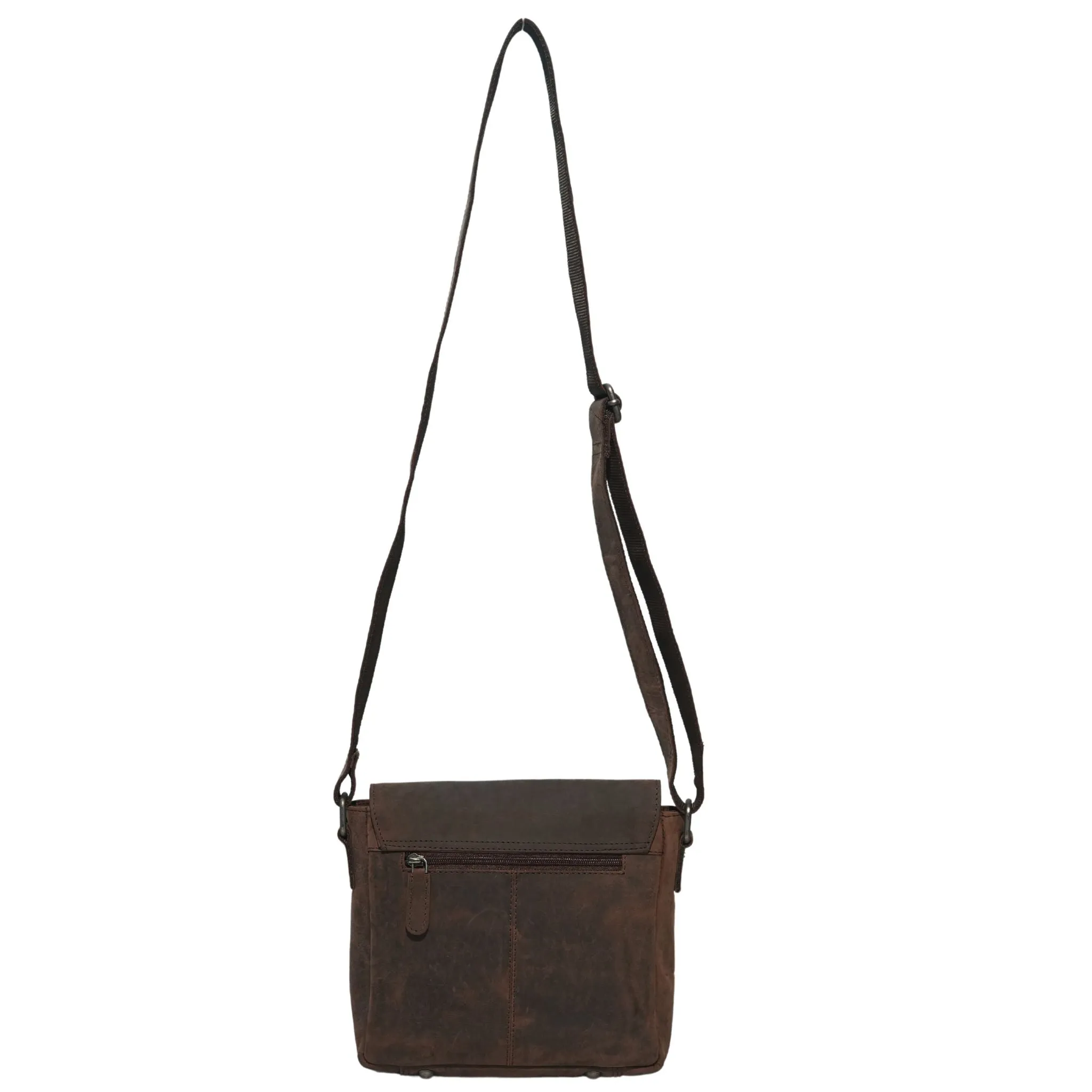 Hunter Leather Crossbody Bag - HF147