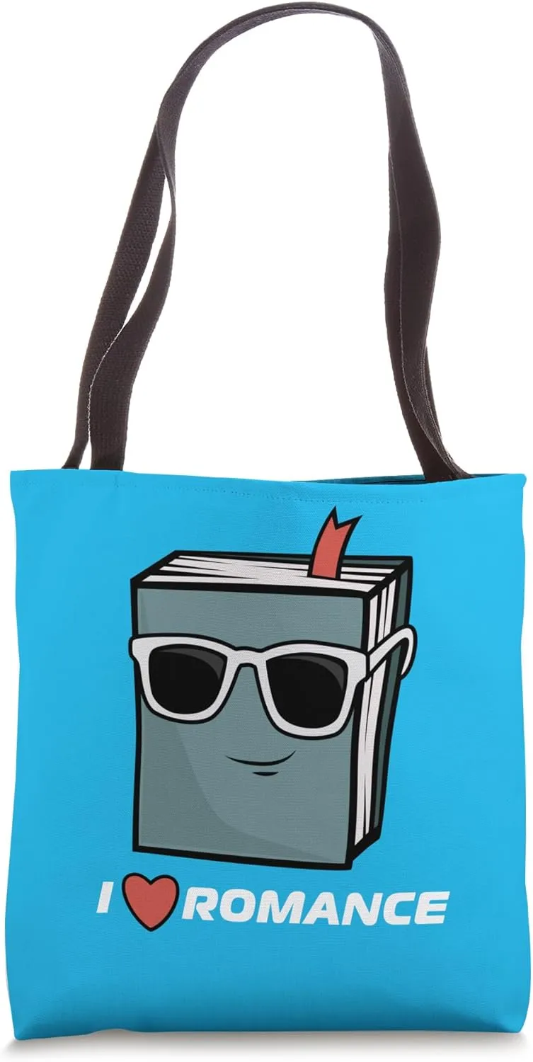 I Love Romance Book Genre Romantic Tote Bag