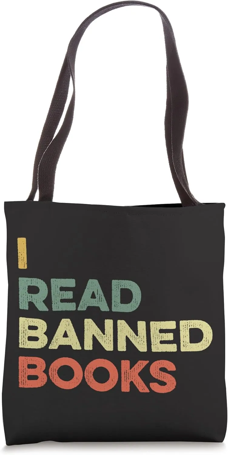 I Read Banned Books Week Book Lover Avid Reader Bibliophile Tote Bag