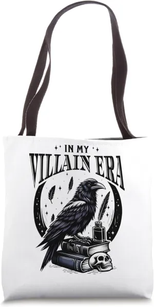 In My Villain Era Morally Grey Books Novel Lover Bookworm Tote Bag