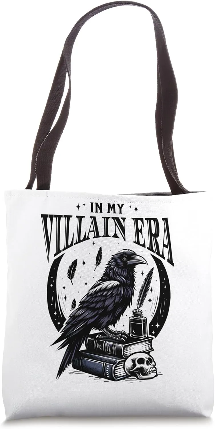 In My Villain Era Morally Grey Books Novel Lover Bookworm Tote Bag