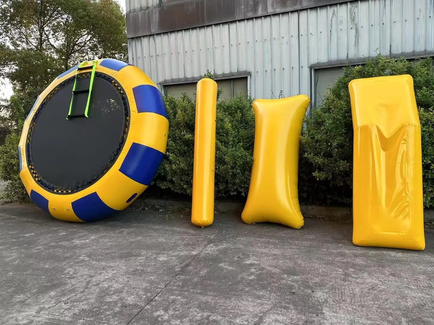 Inflatable Water Trampoline, Lake Trampoline, Water Lake Trampoline, Lake Water Slide, Lake Water Toys, Pool Slide,16ft