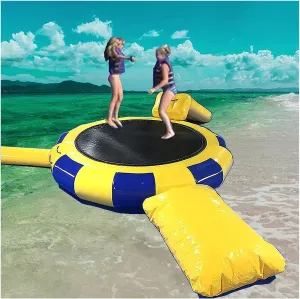 Inflatable Water Trampoline, Lake Trampoline, Water Lake Trampoline, Lake Water Slide, Lake Water Toys, Pool Slide,16ft