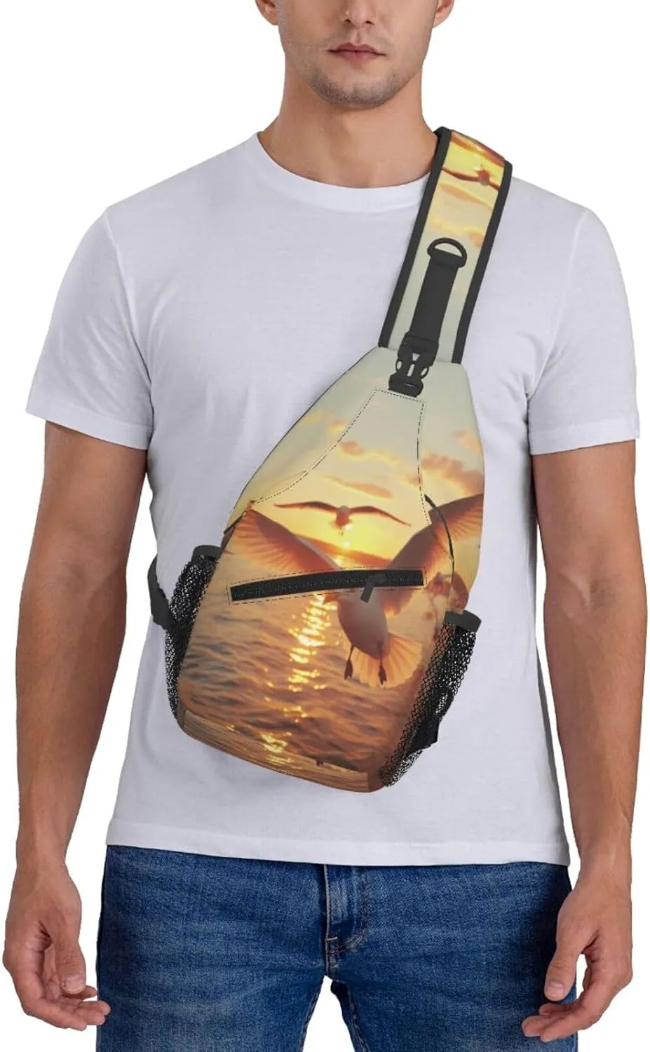 isometric 3d render Men's And Women's Small Crossbody Bags Chest Bags Daily Bags Are Suitable For Outdoor Hiking Trips
