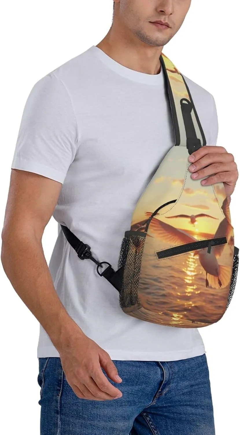 isometric 3d render Men's And Women's Small Crossbody Bags Chest Bags Daily Bags Are Suitable For Outdoor Hiking Trips