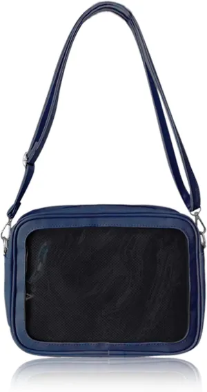 Ita Bag Crossbody Ita Purse Pin Display Bag with Insert Shoulder Crossbody Underarm Top-handle Handbag