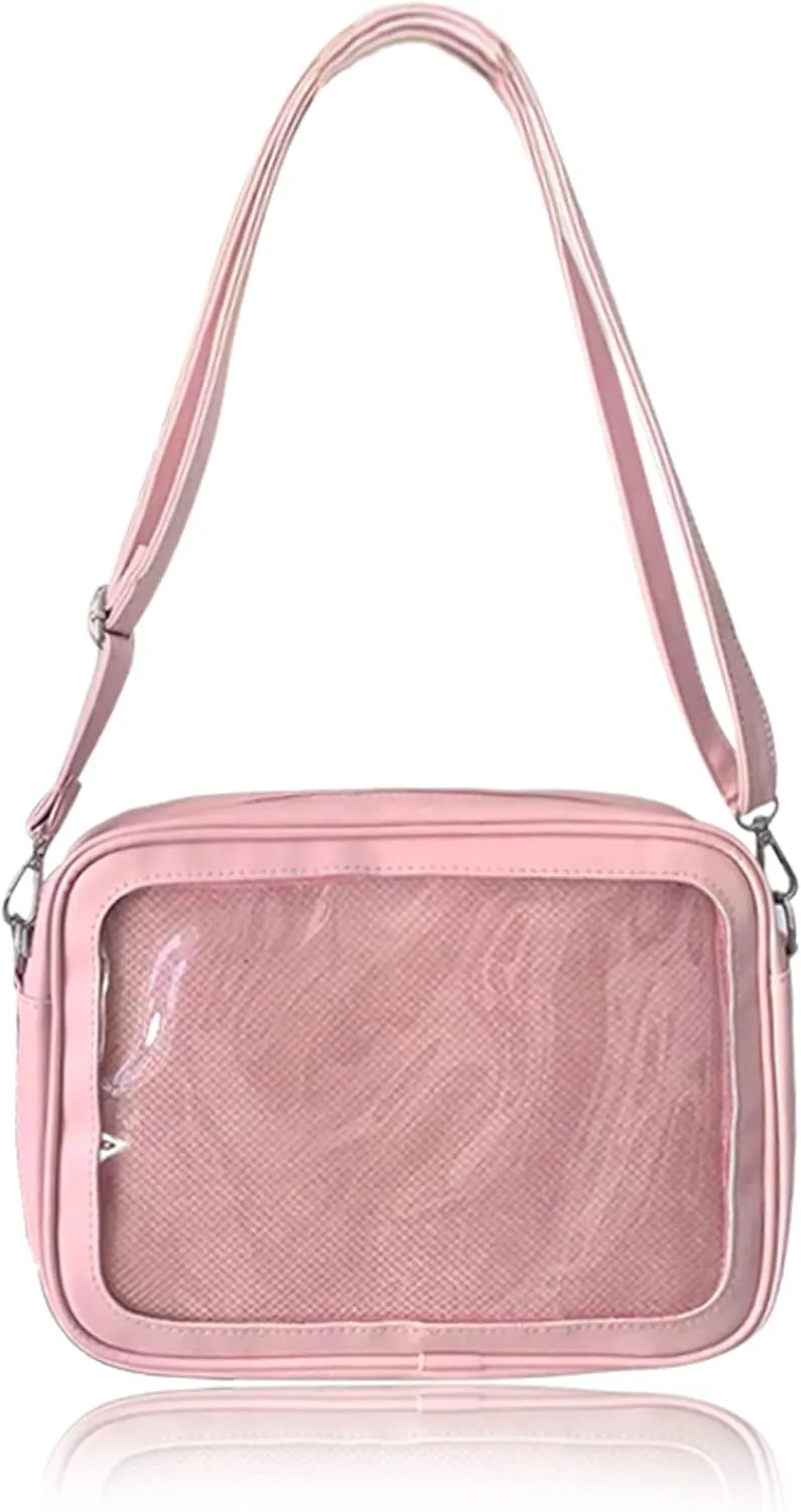 Ita Bag Crossbody Ita Purse Pin Display Bag with Insert Shoulder Crossbody Underarm Top-handle Handbag