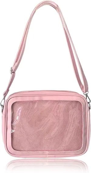Ita Bag Crossbody Ita Purse Pin Display Bag with Insert Shoulder Crossbody Underarm Top-handle Handbag