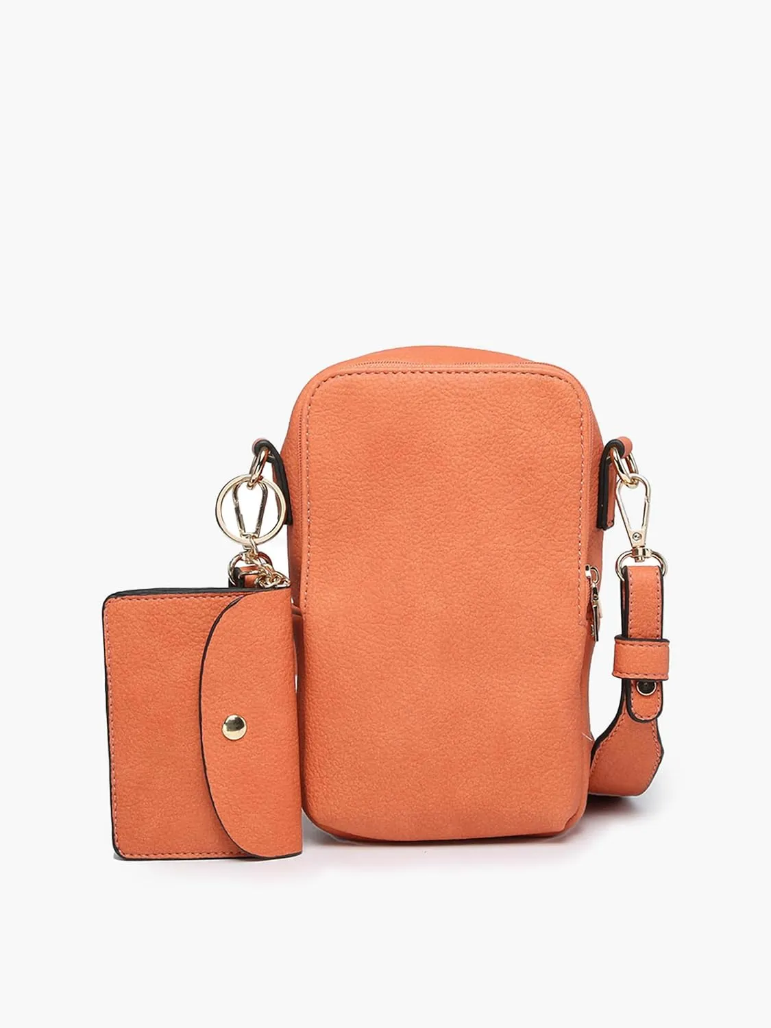 JEN & CO. Parker 3 Compartment Crossbody Bag with Pouch (M2080)