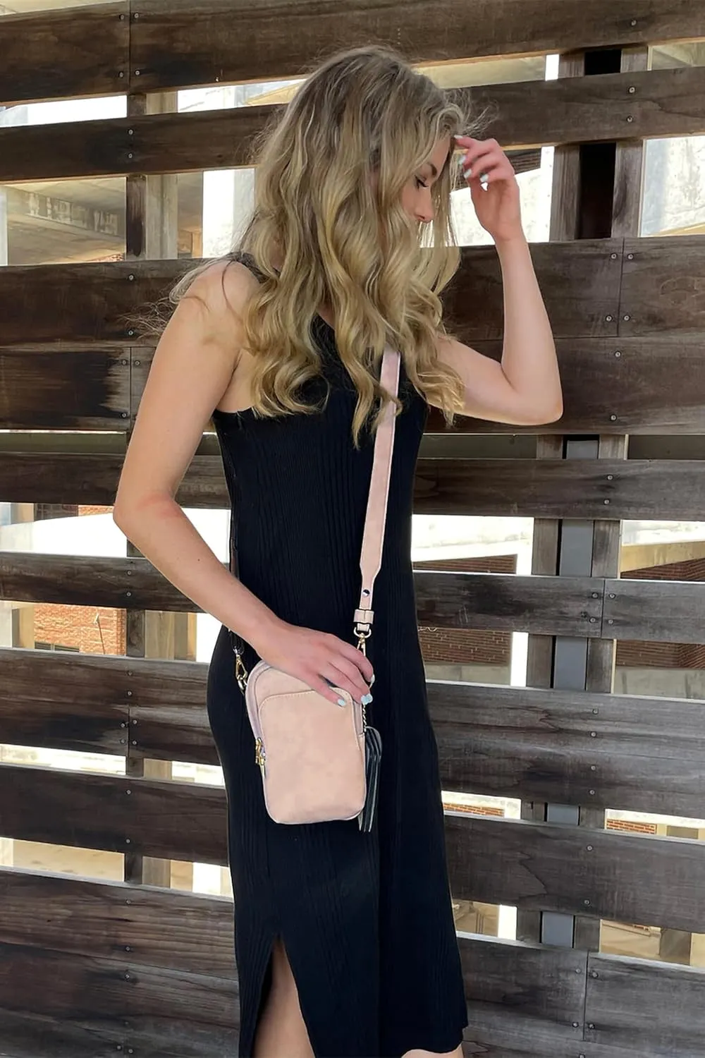 JEN & CO. Parker 3 Compartment Crossbody Bag with Pouch (M2080)