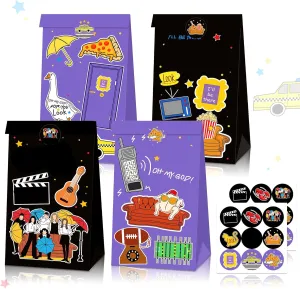 JeVenis 12 PCS Friend Theme Party Supplies Theme Bags Friend Theme Party Favors Treat Bags Friend Theme Birthday Decoration