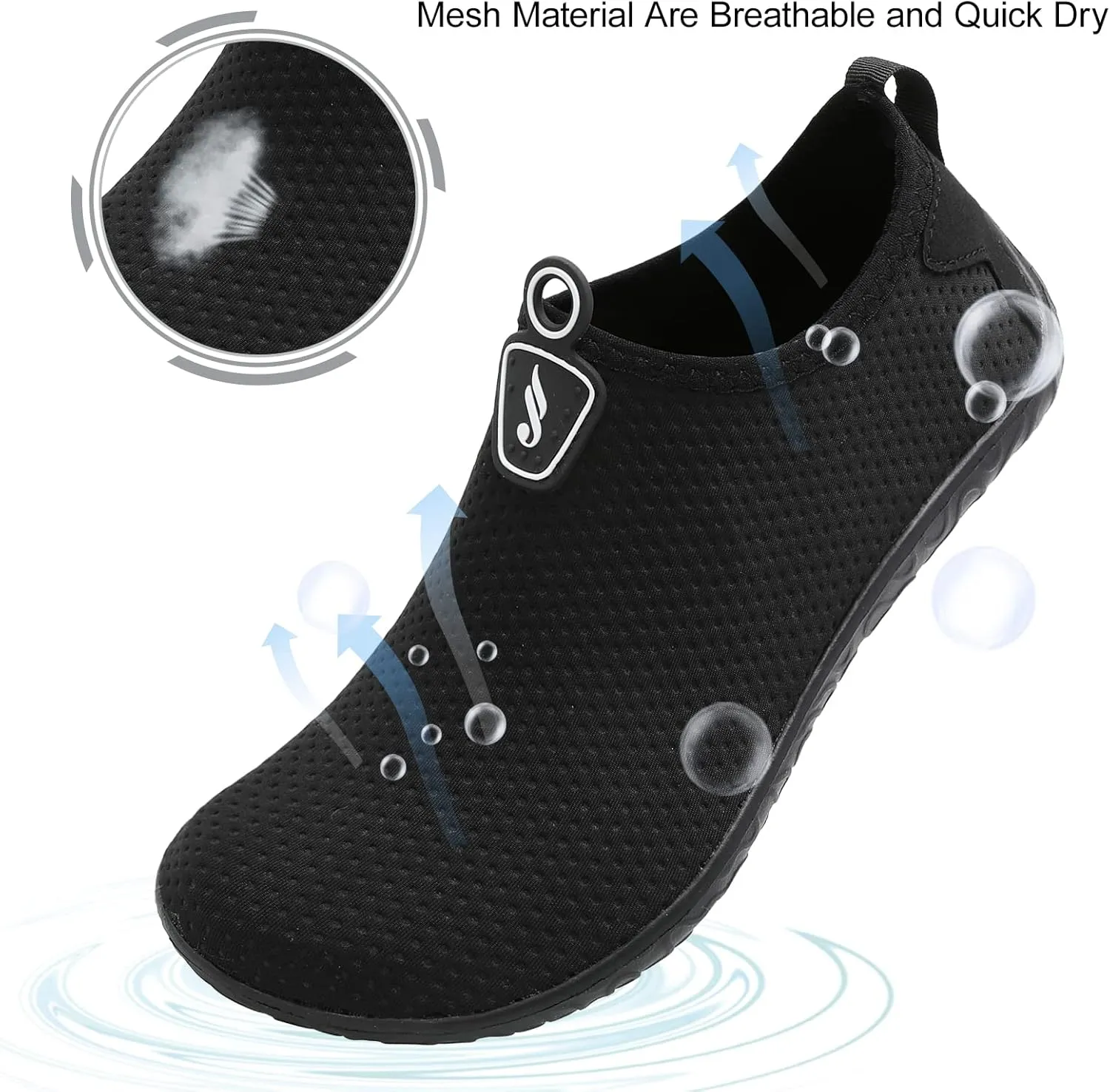 JIASUQI Athletic Hiking Beach Water Shoes Barefoot Aqua Swim Sports Walking Shoes for Women Men