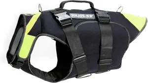 Julius-K9, 16SWM-IDC-XL, IDC Multifunctional Dog Vest 3 in 1, X-Large, Black and UV Orange