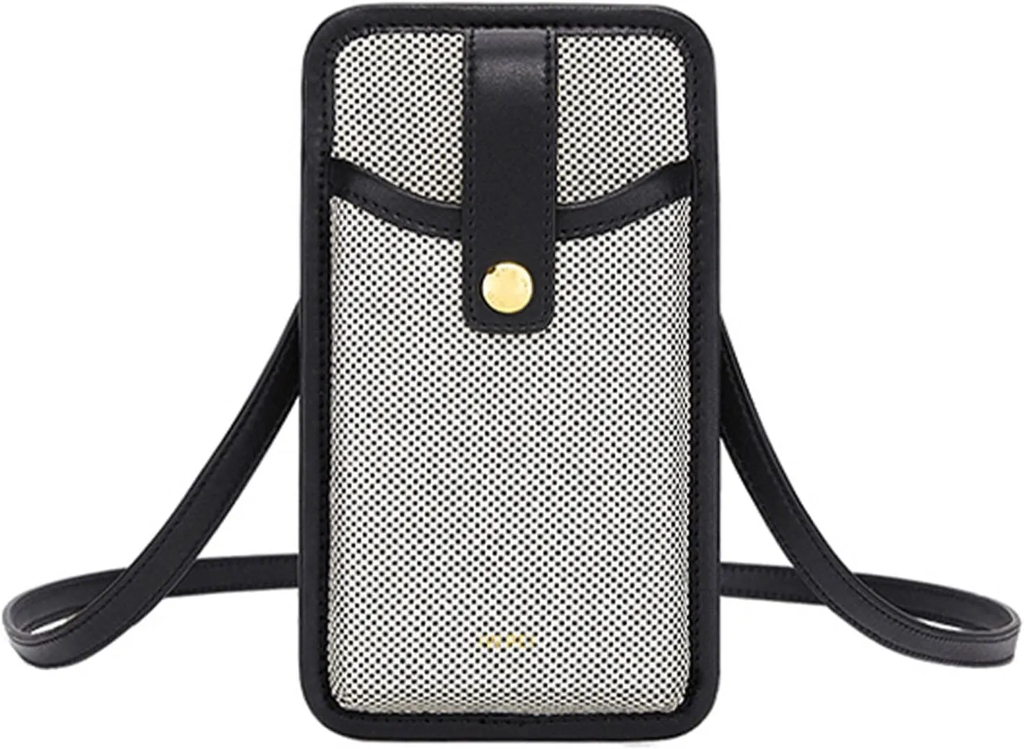 JW PEI Aylin Canvas & Quinn Vegan Leather Cell Phone Crossbody Bag