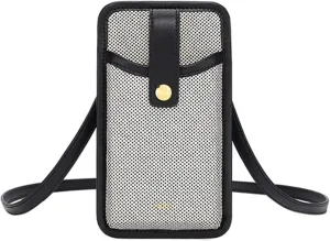 JW PEI Aylin Canvas & Quinn Vegan Leather Cell Phone Crossbody Bag