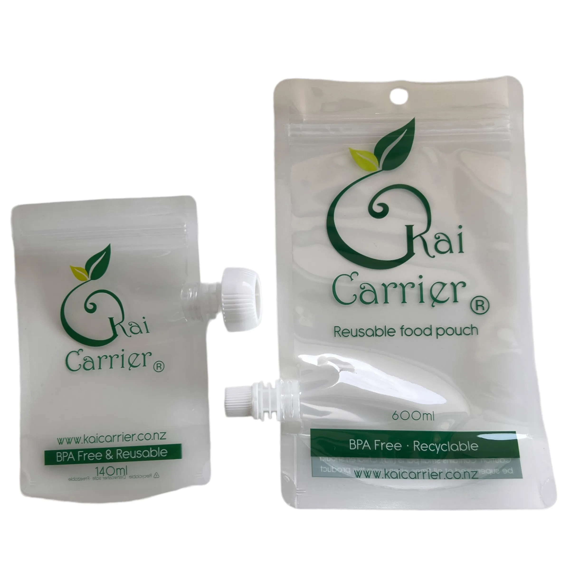 Kai Carrier Bags 140ml — Feeding Tube Attachment