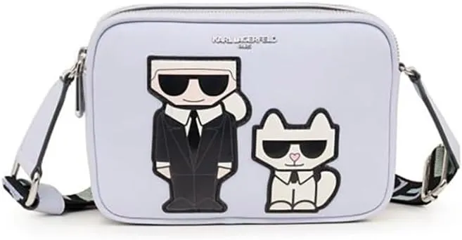 KARL LAGERFELD Paris Women's Maybelle Graphic Camera Crossbody