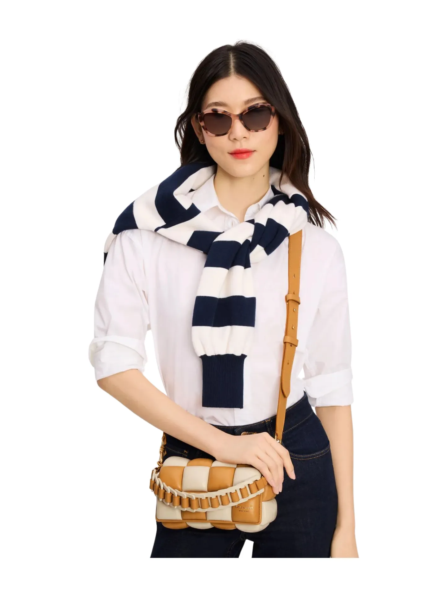 Kate Spade Boxxy Colorblocked East-West Crossbody Bare Multi