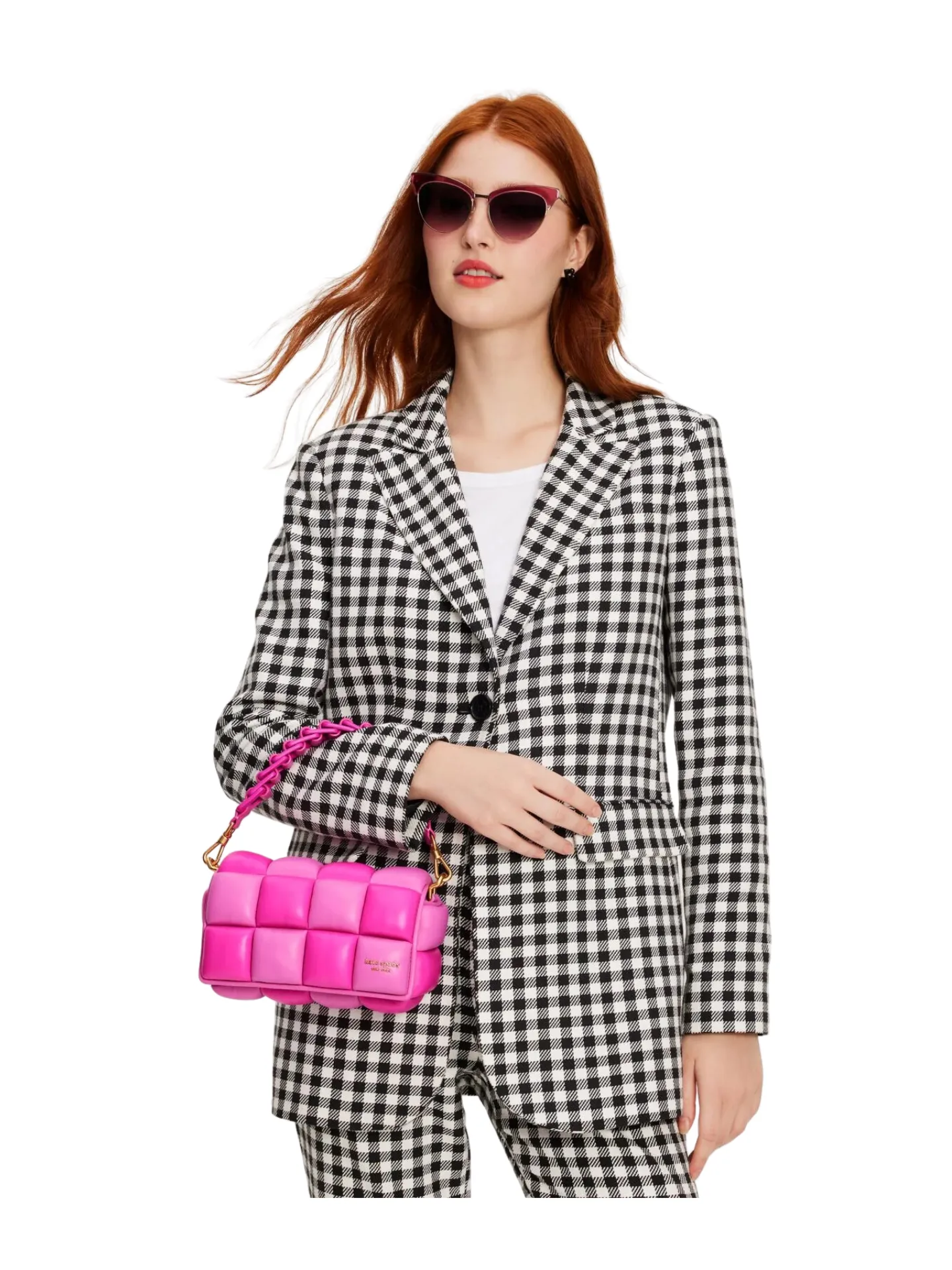 Kate Spade Boxxy Colorblocked East-West Crossbody Vivid Snapdragon Multi