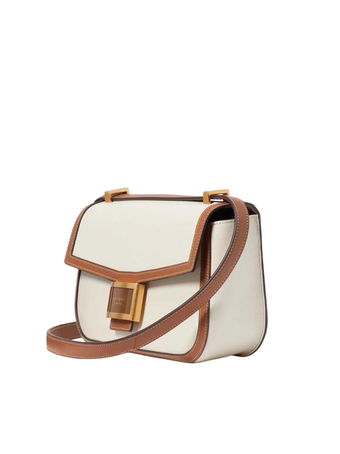 Kate Spade Katy Colorblocked Medium Convertible Shoulder Bag Halo White Multi