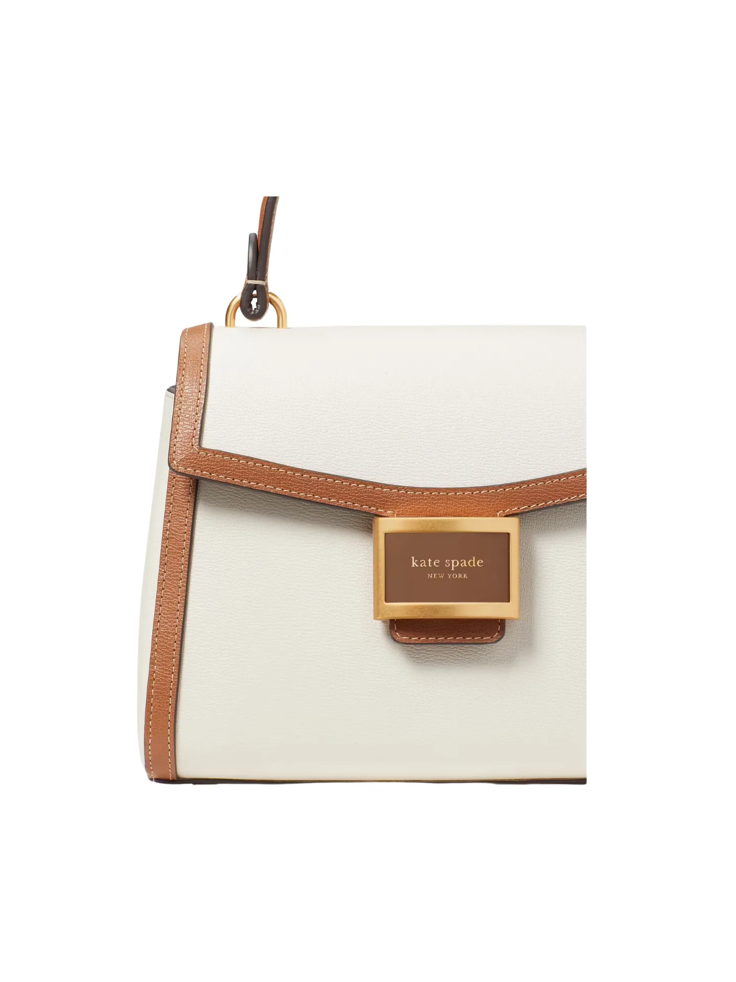 Kate Spade Katy Colorblocked Small Top-handle Bag Halo White Multi