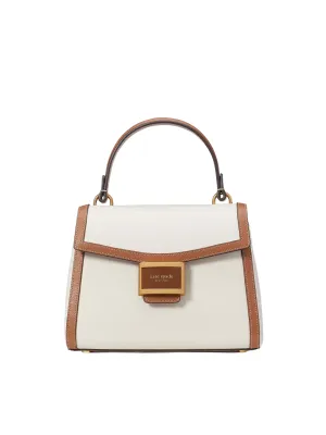 Kate Spade Katy Colorblocked Small Top-handle Bag Halo White Multi