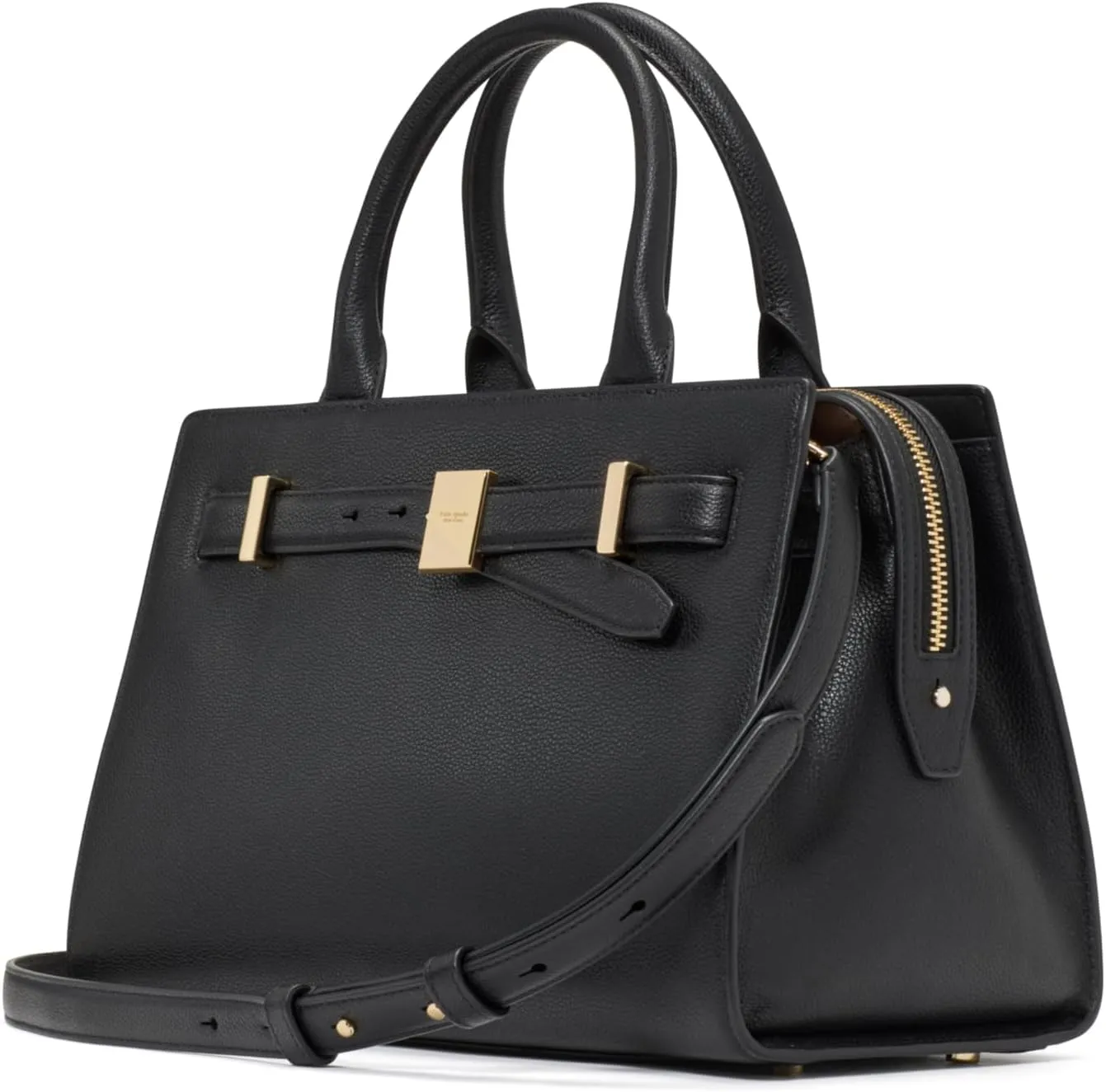 kate spade new york Deco Pebbled Leather Medium Satchel