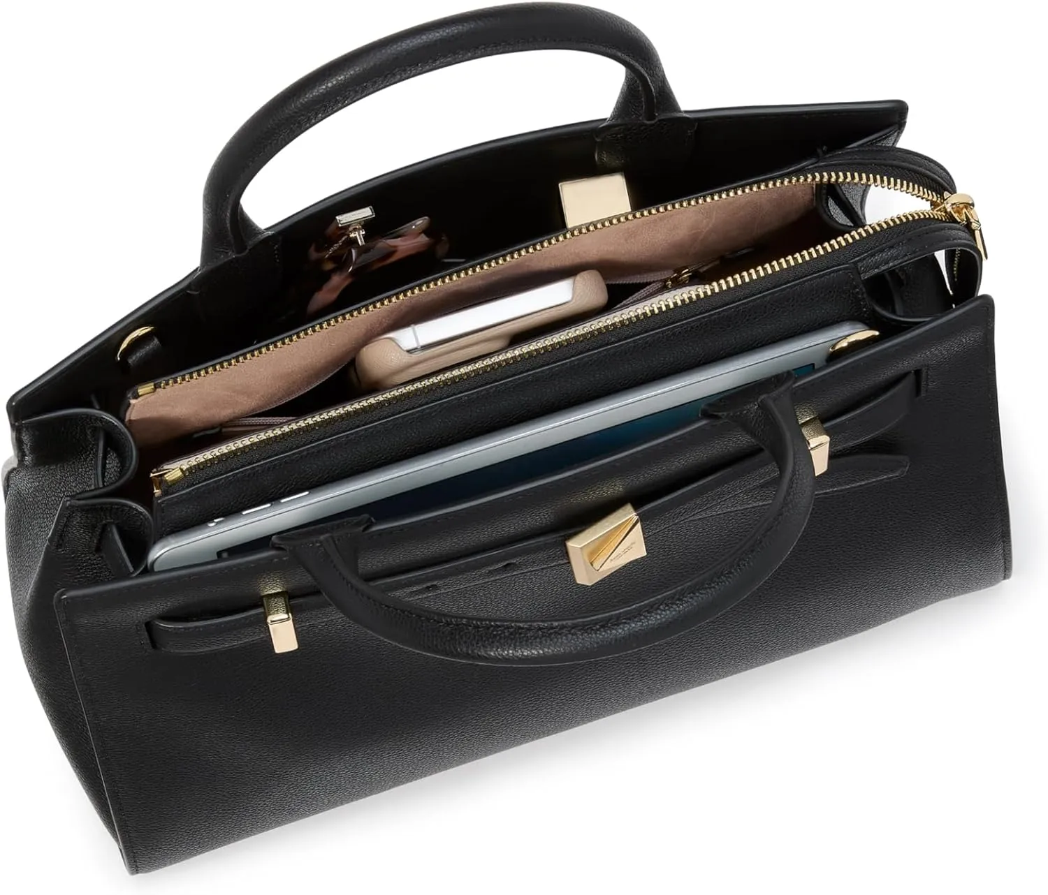kate spade new york Deco Pebbled Leather Medium Satchel
