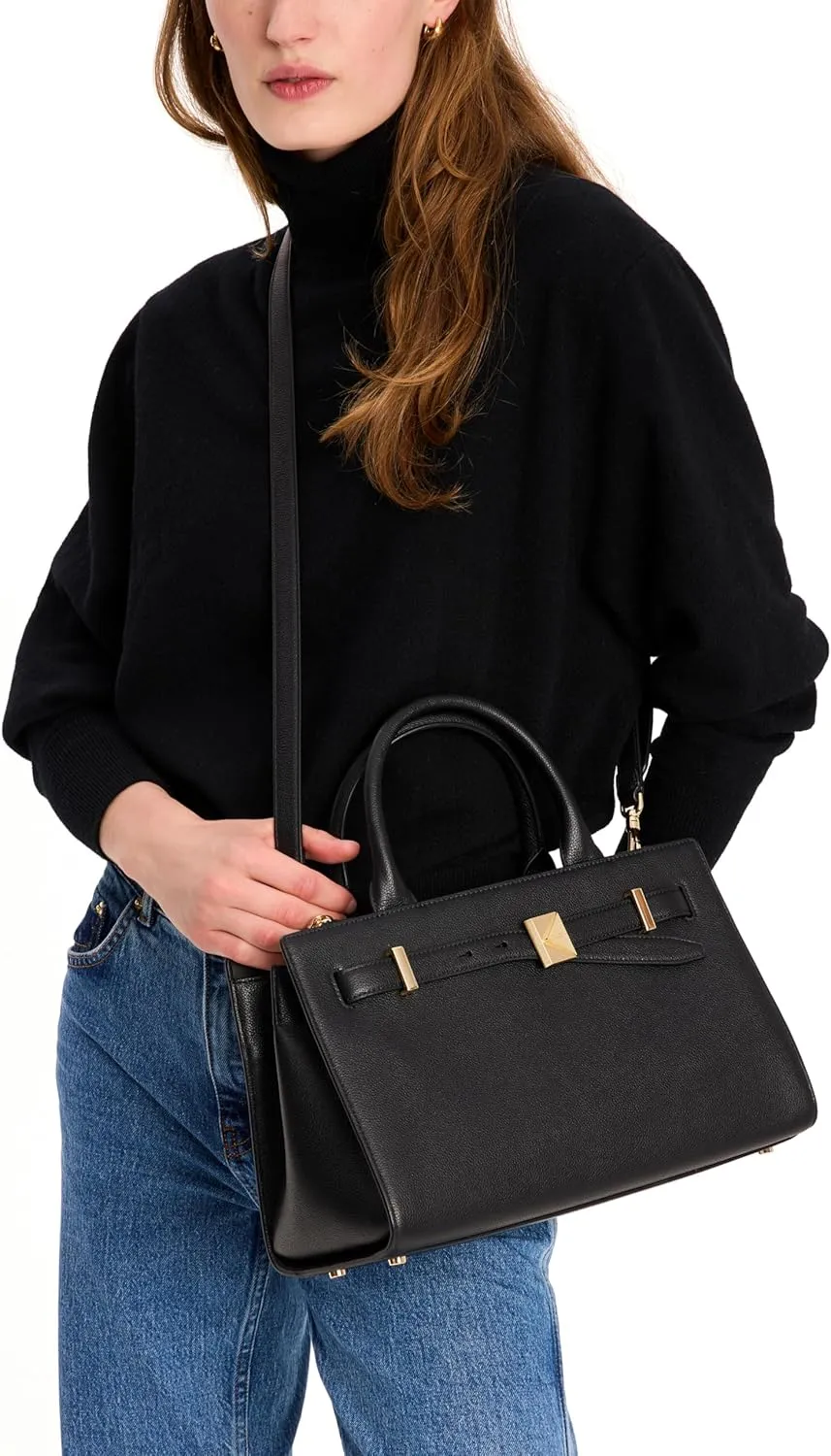 kate spade new york Deco Pebbled Leather Medium Satchel