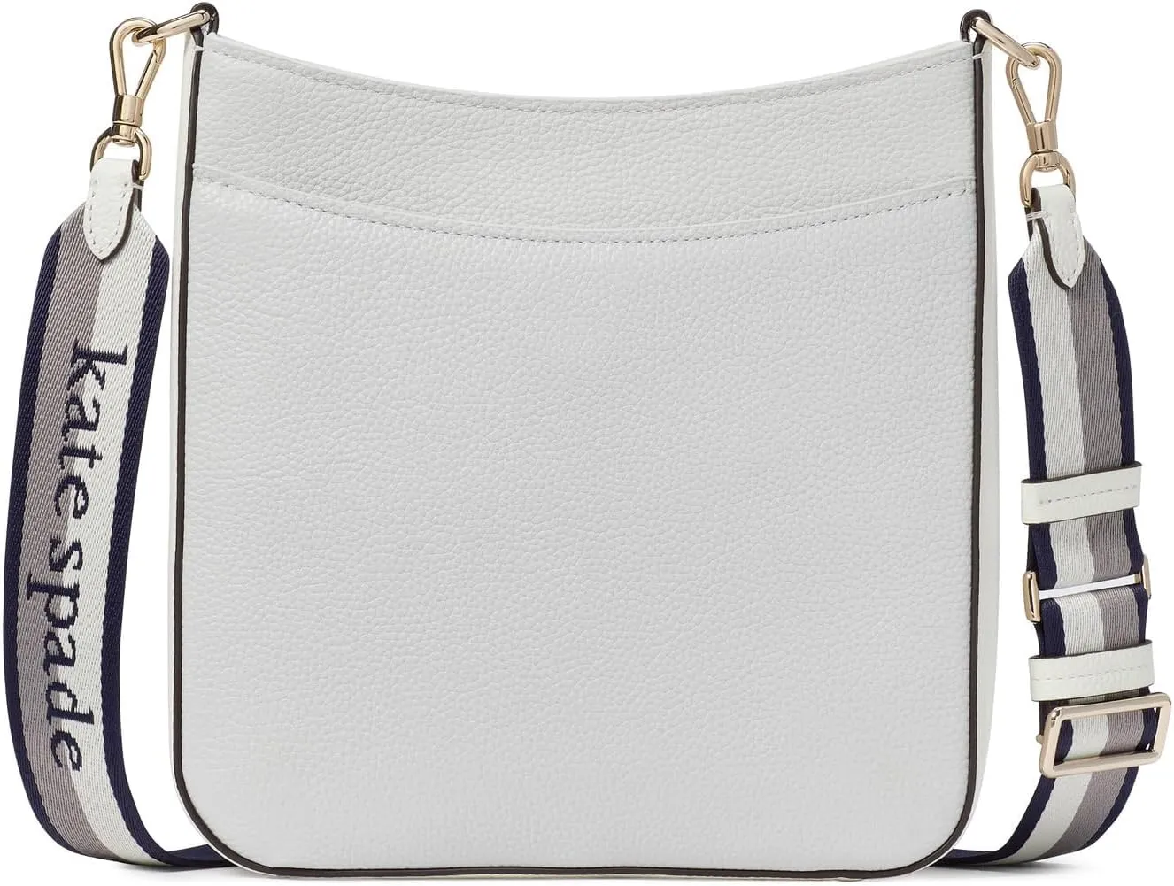 kate spade new york Hudson Colorblocked Pebbled Leather Large Messenger Crossbody