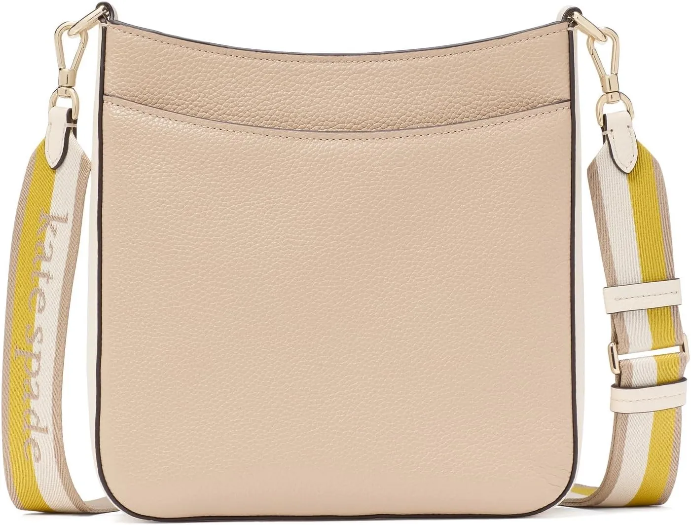 kate spade new york Hudson Colorblocked Pebbled Leather Large Messenger Crossbody