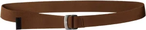 KAVU Beber Belt 1 1/2 Inch Polyester Elastic Adjustable Waist With Buckle - Made in America-Tobacco-M