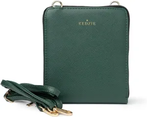 KEDZIE Best Little Bag in Saffiano Vegan Leather Crossbody Bag For Women With Removable Adjustable Strap