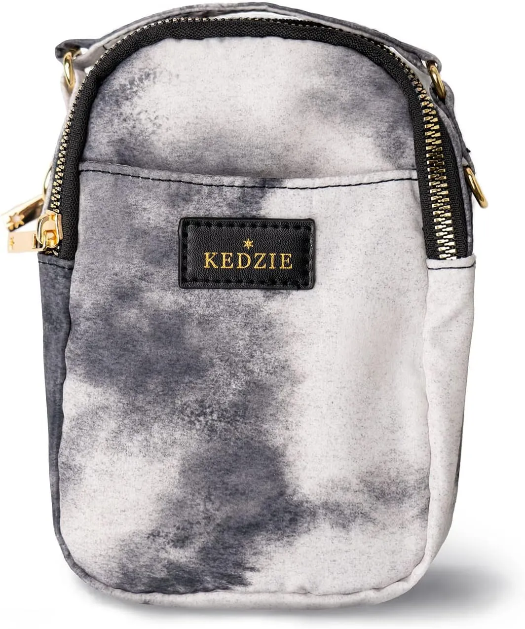 KEDZIE Crosstown Crossbody Zipper Bag with Adjustable Strap