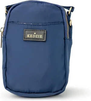 KEDZIE Crosstown Crossbody Zipper Bag with Adjustable Strap
